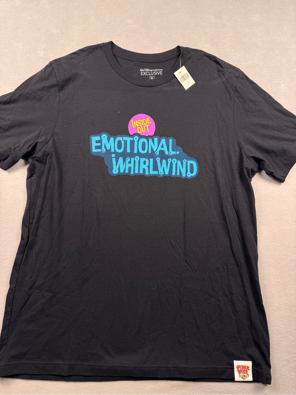 Walt Disney Imagineering Inside Out Emotional Whirlwind Shirt Adult XL NWT Pixar